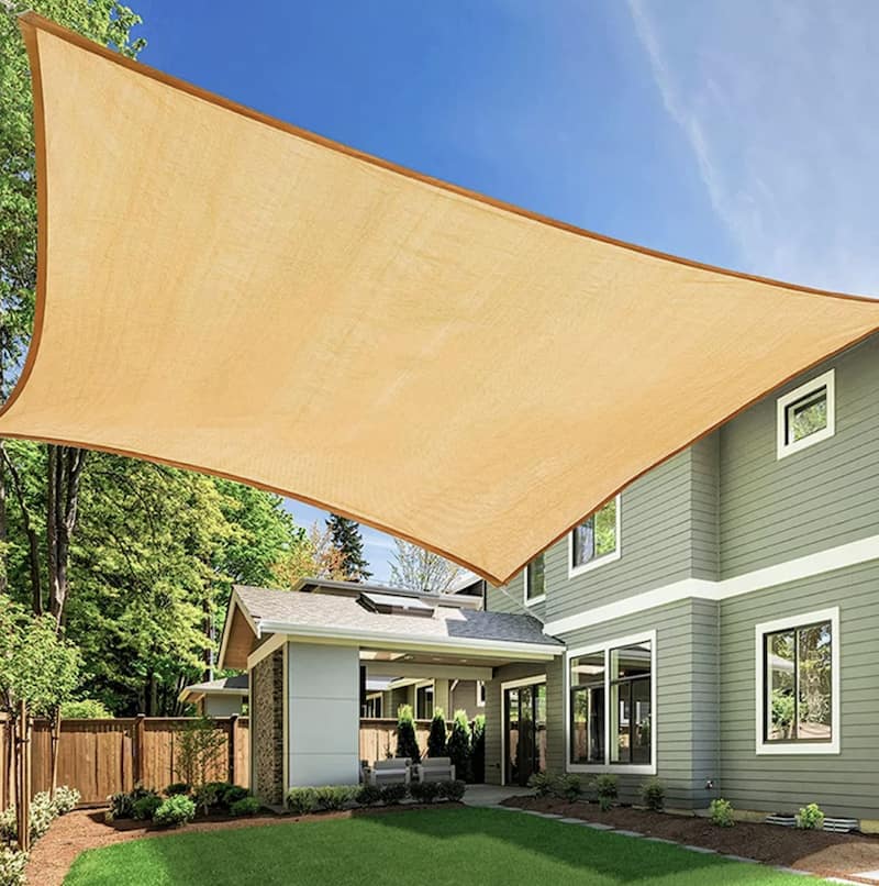 Toldo rectangular 4x6m - Sombra para Exteriores