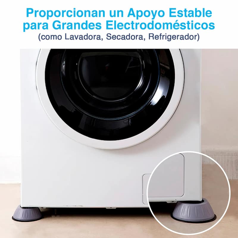 Soporte Anti-vibratorio para Lavadoras