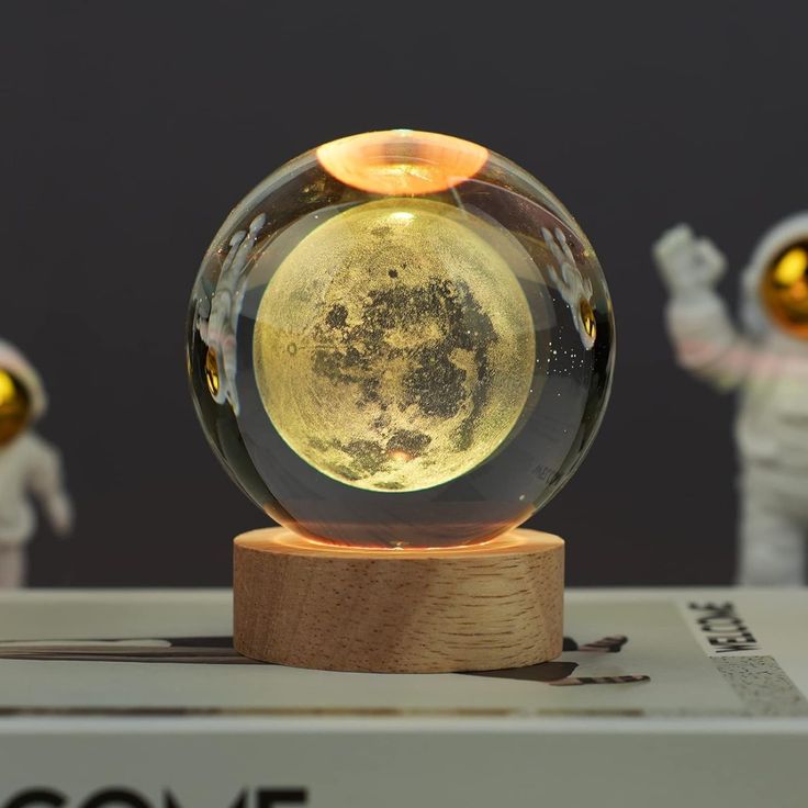 LumiSphere™ - Lámpara Esfera de Cristal 3D